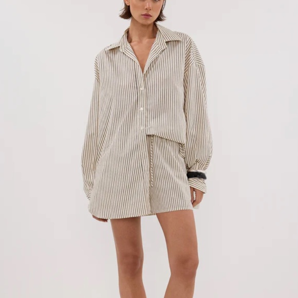 Dissh - PALMA CREAM SILK BLEND SHORT - Picture 1 of 4